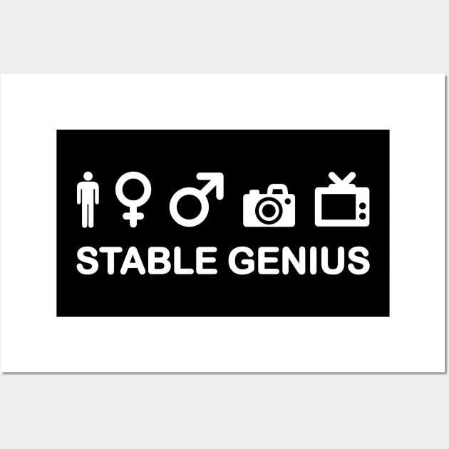 Stable Genius Test Wall Art by NinthStreetShirts